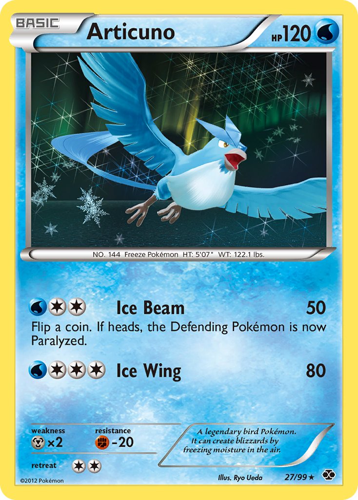 Articuno (27/99) (Blister Exclusive) [Black & White: Next Destinies] | Nerdhalla Games