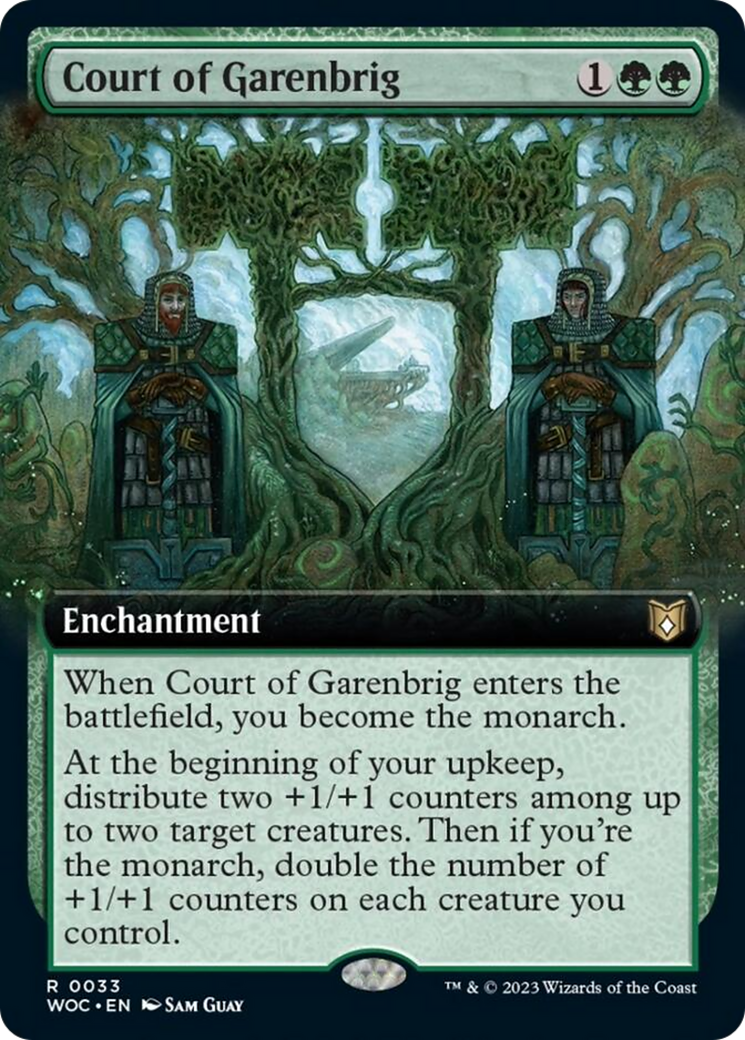 Court of Garenbrig (Extended Art) [Wilds of Eldraine Commander] | Nerdhalla Games