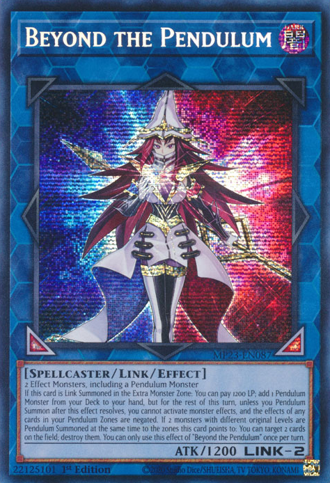 Beyond the Pendulum [MP23-EN087] Prismatic Secret Rare | Nerdhalla Games