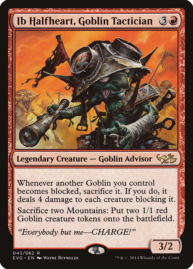 Ib Halfheart, Goblin Tactician (Elves vs. Goblins) [Duel Decks Anthology] | Nerdhalla Games