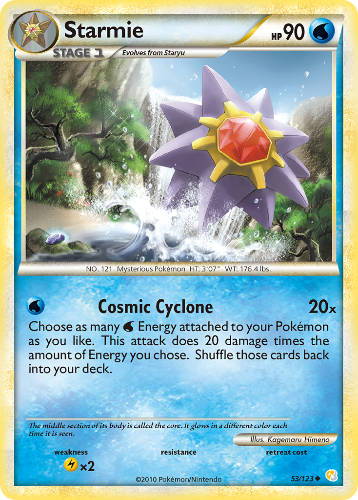 Starmie (53/123) [HeartGold & SoulSilver: Base Set] | Nerdhalla Games