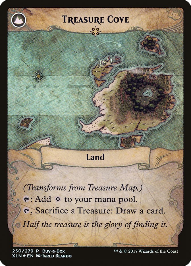 Treasure Map // Treasure Cove (Buy-A-Box) [Ixalan Treasure Chest] | Nerdhalla Games