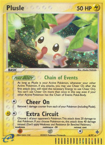 Plusle (8/97) [EX: Dragon] | Nerdhalla Games