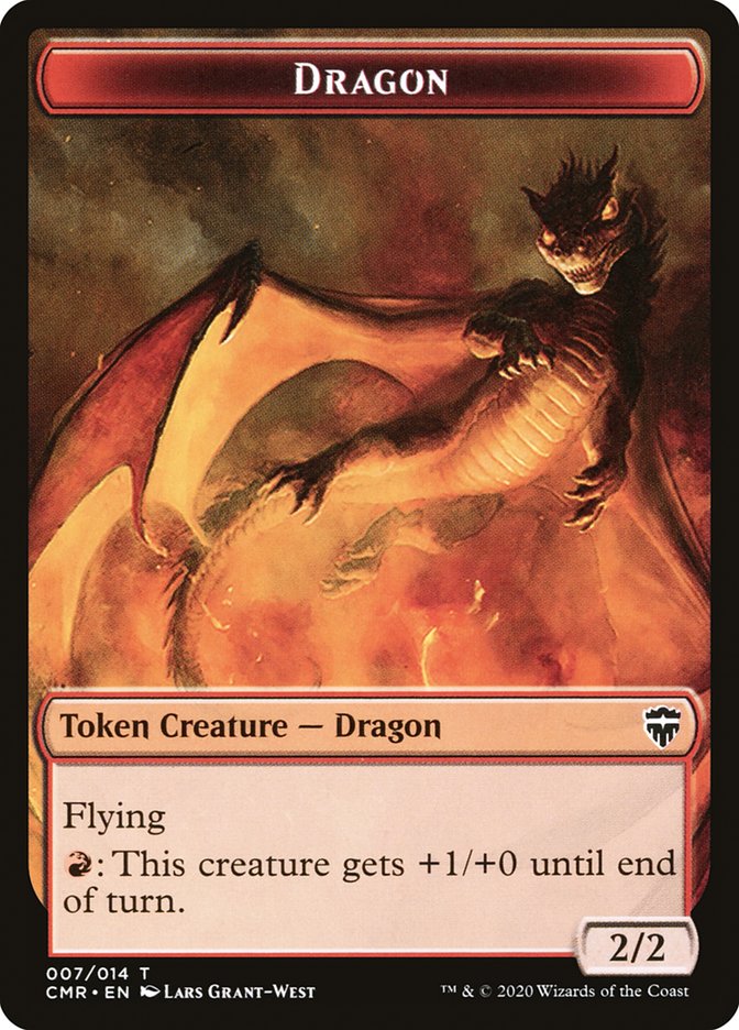 Dragon Token [Commander Legends Tokens] | Nerdhalla Games