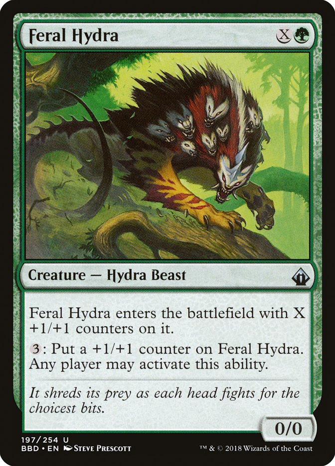 Feral Hydra [Battlebond] | Nerdhalla Games