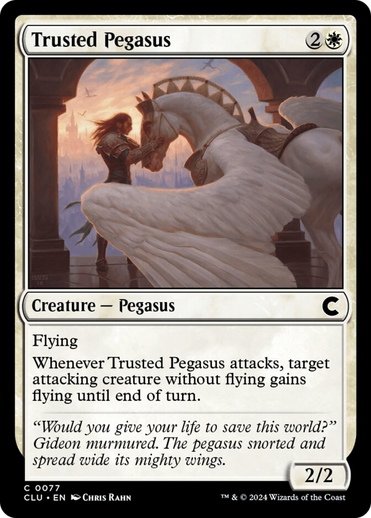 Trusted Pegasus [Ravnica: Clue Edition] | Nerdhalla Games