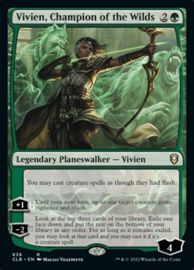 Vivien, Champion of the Wilds [Commander Legends: Battle for Baldur's Gate] | Nerdhalla Games