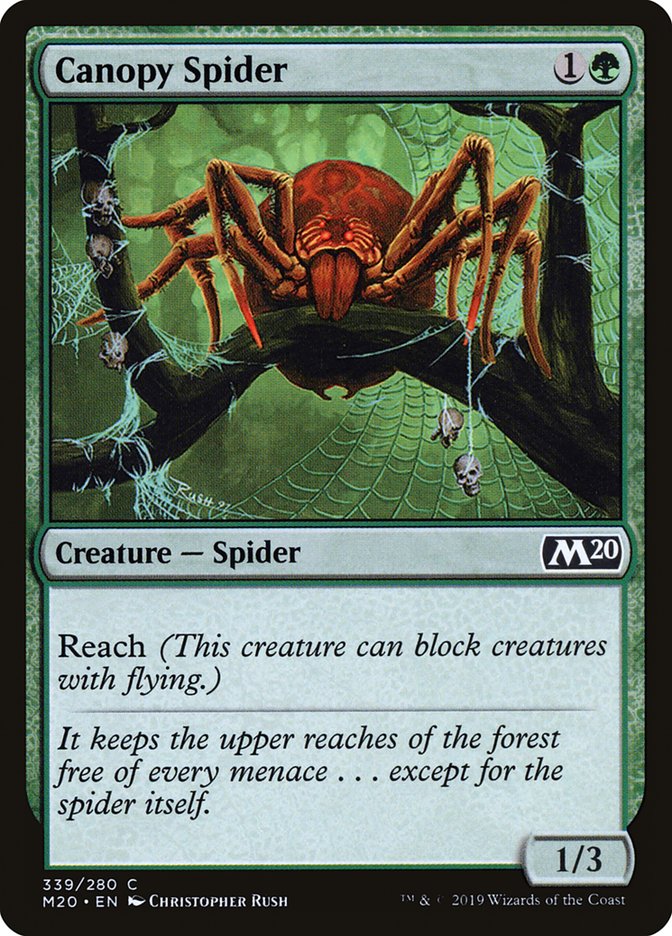 Canopy Spider [Core Set 2020] | Nerdhalla Games