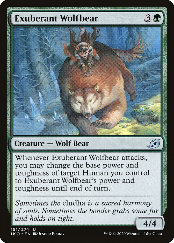 Exuberant Wolfbear [Ikoria: Lair of Behemoths] | Nerdhalla Games