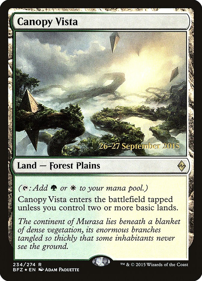 Canopy Vista  [Battle for Zendikar Prerelease Promos] | Nerdhalla Games