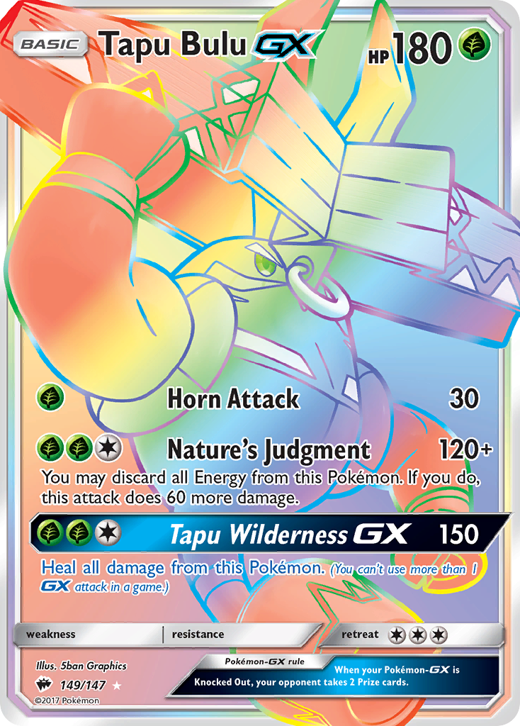 Tapu Bulu GX (149/147) [Sun & Moon: Burning Shadows] | Nerdhalla Games