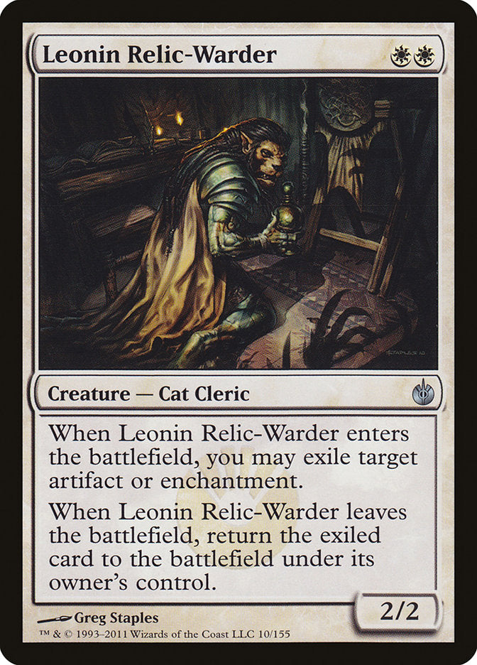 Leonin Relic-Warder [Mirrodin Besieged] | Nerdhalla Games