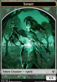 Spirit Double-sided Token [Commander 2016 Tokens] | Nerdhalla Games