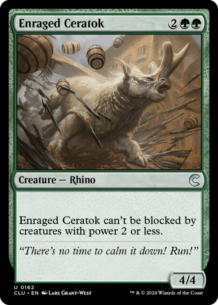 Enraged Ceratok [Ravnica: Clue Edition] | Nerdhalla Games