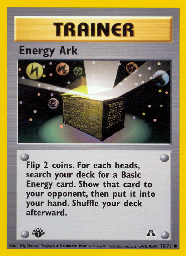 Energy Ark (75/75) [Neo Discovery 1st Edition] | Nerdhalla Games