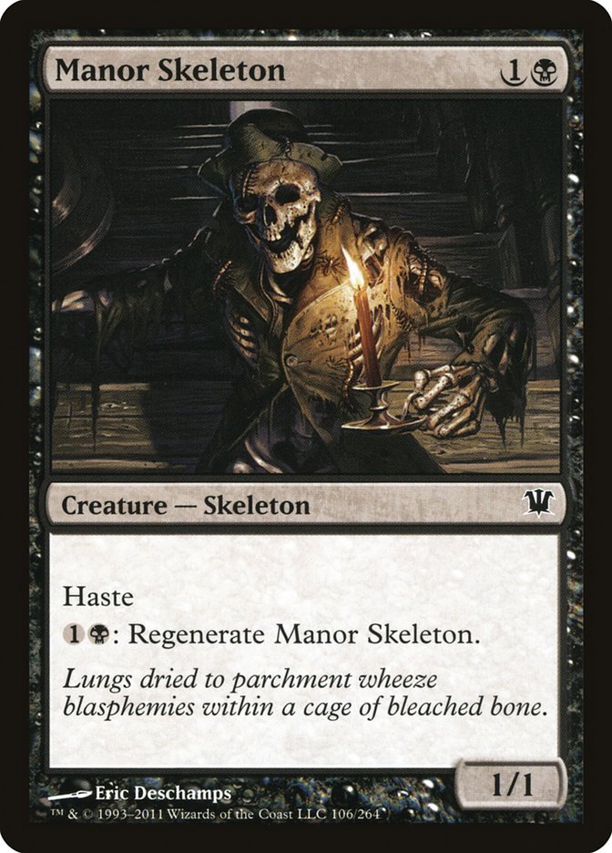 Manor Skeleton [Innistrad] | Nerdhalla Games