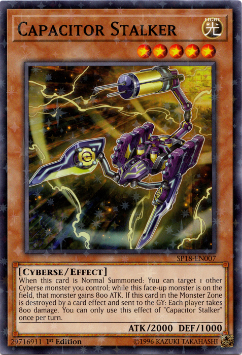 Capacitor Stalker [SP18-EN007] Starfoil Rare | Nerdhalla Games