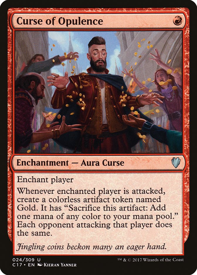 Curse of Opulence [Commander 2017] | Nerdhalla Games