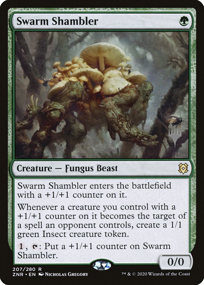 Swarm Shambler (Promo Pack) [Zendikar Rising Promos] | Nerdhalla Games