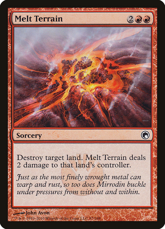 Melt Terrain [Scars of Mirrodin] | Nerdhalla Games