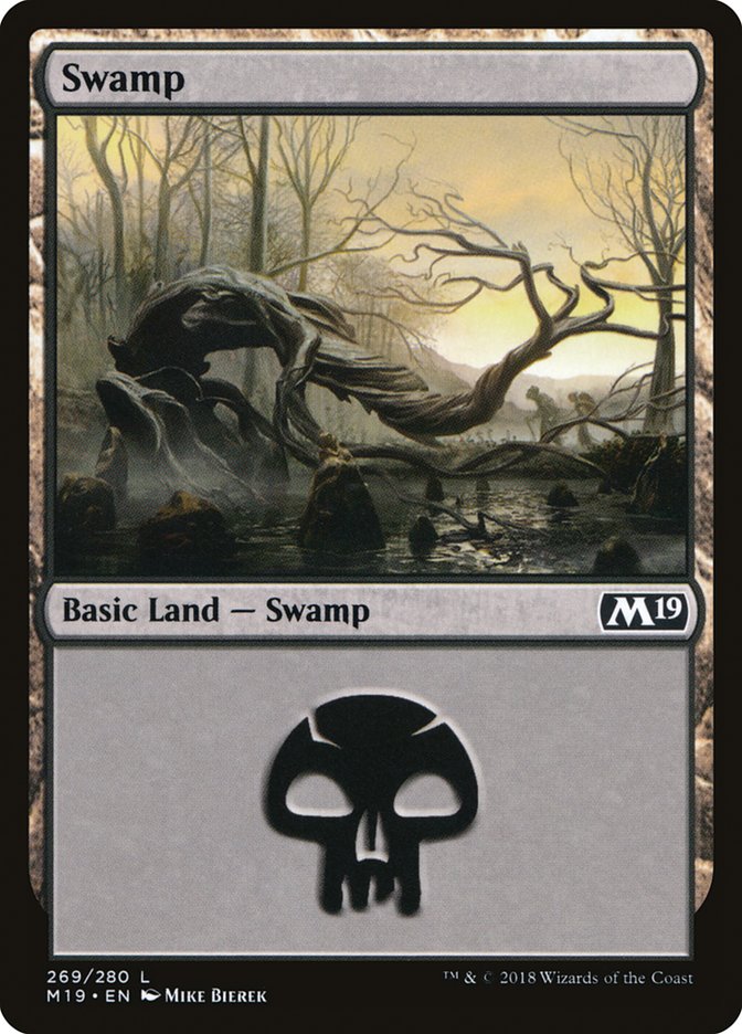 Swamp (269) [Core Set 2019] | Nerdhalla Games