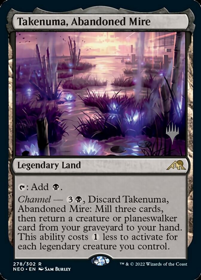 Takenuma, Abandoned Mire (Promo Pack) [Kamigawa: Neon Dynasty Promos] | Nerdhalla Games