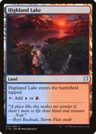 Highland Lake [Commander 2019] | Nerdhalla Games