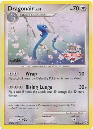 Dragonair (52/146) (State Province Territory Championship Staff) [Diamond & Pearl: Legends Awakened] | Nerdhalla Games