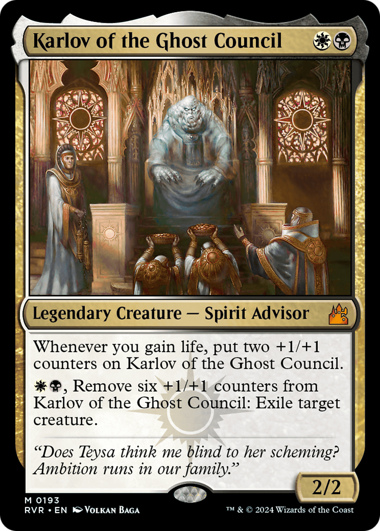 Karlov of the Ghost Council [Ravnica Remastered] | Nerdhalla Games