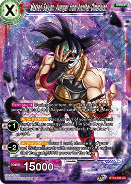 Masked Saiyan, Avenger from Another Dimension (Uncommon) [BT13-003] | Nerdhalla Games