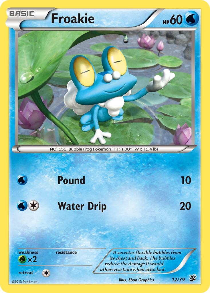 Froakie (12/39) [XY: Kalos Starter Set] | Nerdhalla Games