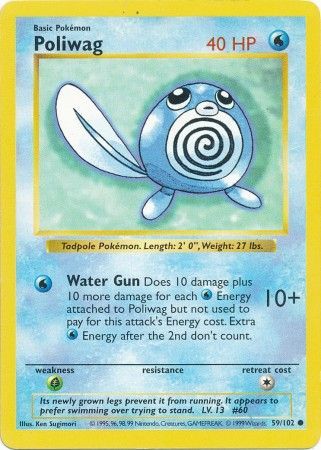 Poliwag (59/102) [Base Set Shadowless Unlimited] | Nerdhalla Games