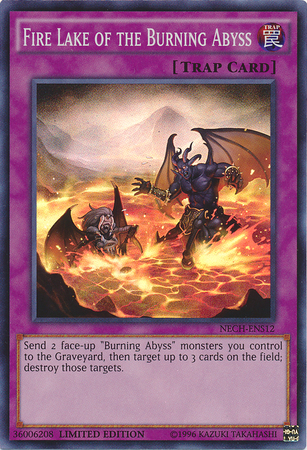 Fire Lake of the Burning Abyss (SE) [NECH-ENS12] Super Rare | Nerdhalla Games