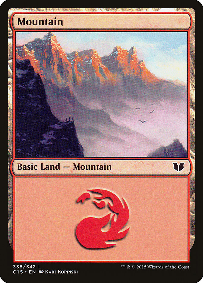 Mountain (338) [Commander 2015] | Nerdhalla Games