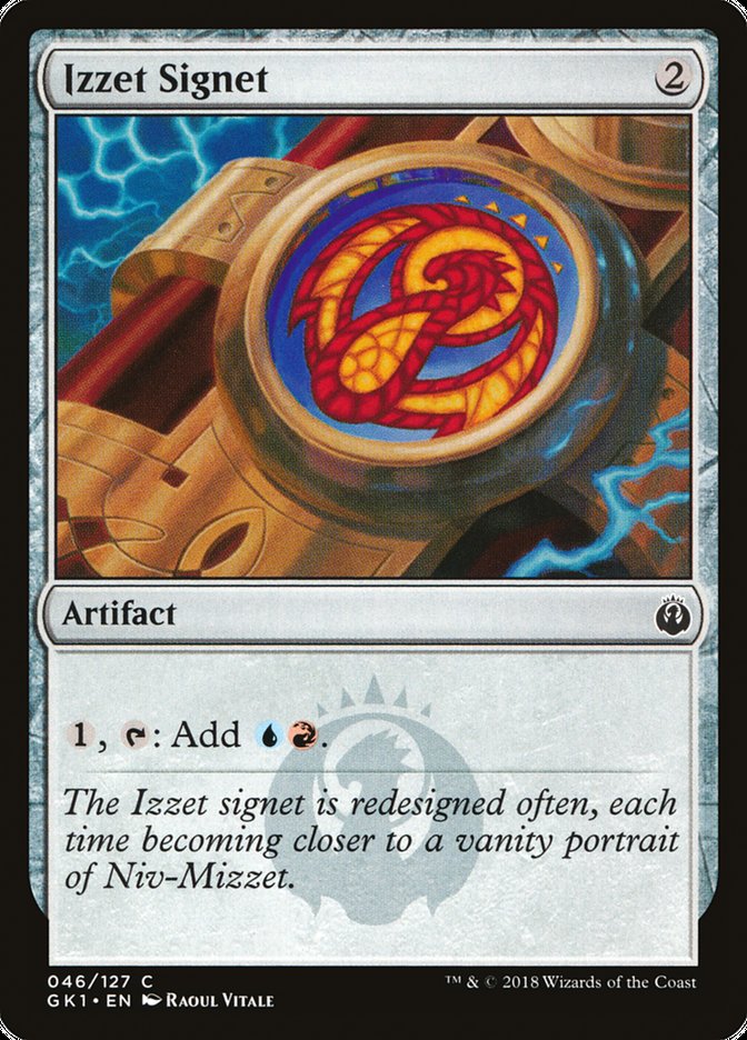 Izzet Signet [Guilds of Ravnica Guild Kit] | Nerdhalla Games