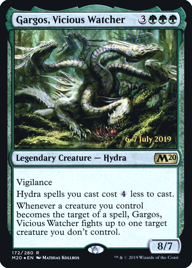 Gargos, Vicious Watcher  [Core Set 2020 Prerelease Promos] | Nerdhalla Games