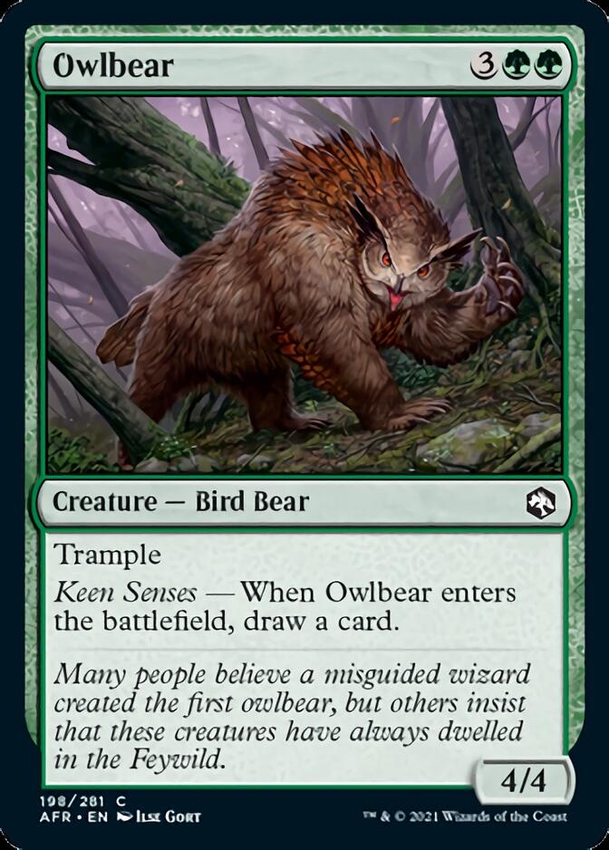 Owlbear [Dungeons & Dragons: Adventures in the Forgotten Realms] | Nerdhalla Games