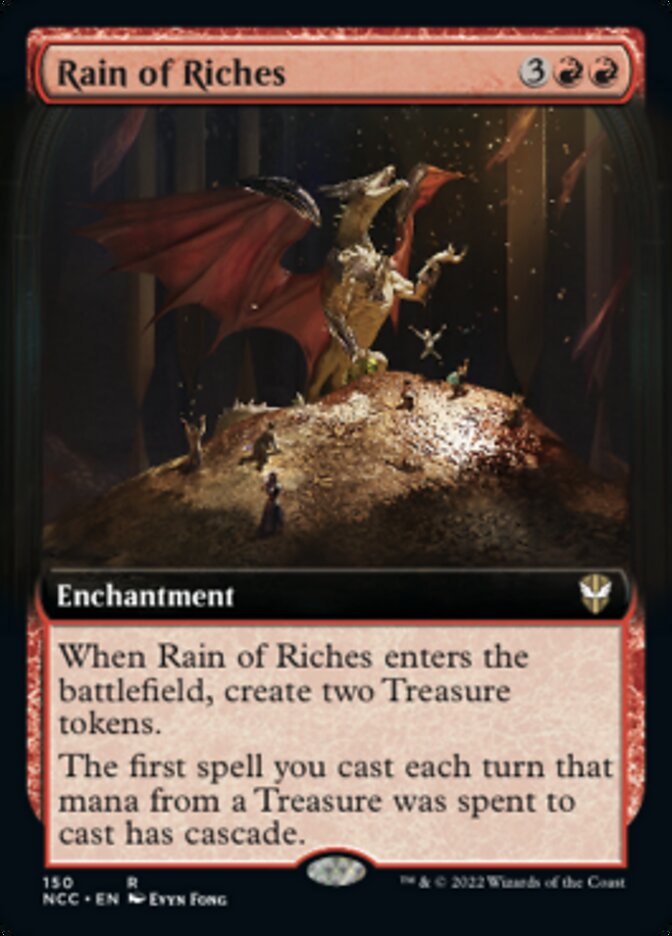 Rain of Riches (Extended Art) [Streets of New Capenna Commander] | Nerdhalla Games