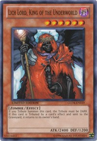 Lich Lord, King of the Underworld [GLD4-EN019] Common | Nerdhalla Games