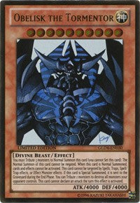 Obelisk the Tormentor [GLD4-EN030] Gold Rare | Nerdhalla Games