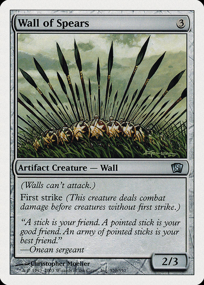 Wall of Spears [Eighth Edition] | Nerdhalla Games