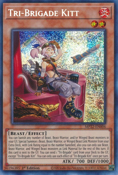 Tri-Brigade Kitt [MP22-EN006] Prismatic Secret Rare | Nerdhalla Games