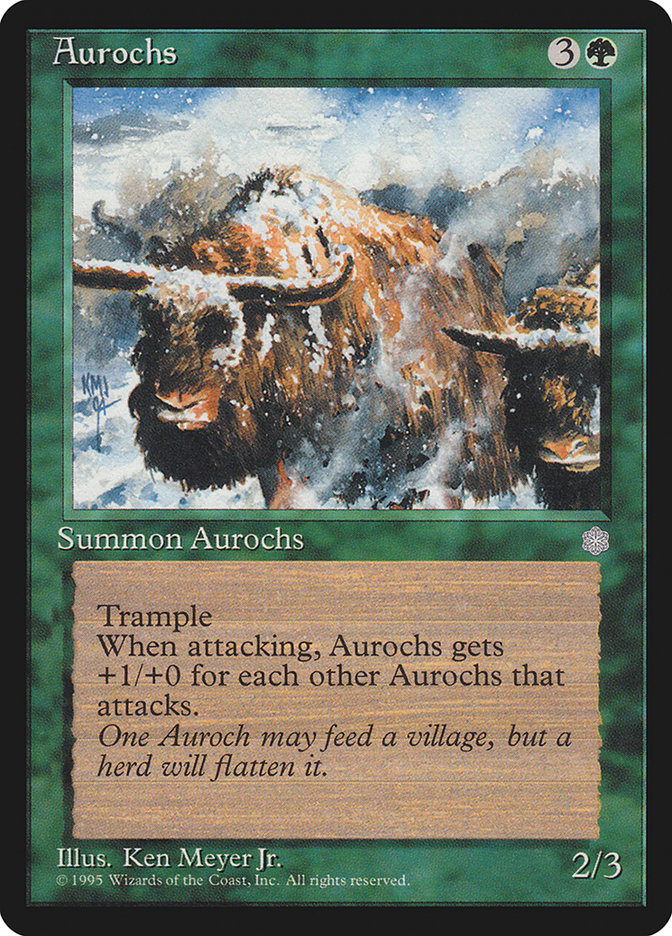 Aurochs [Ice Age] | Nerdhalla Games