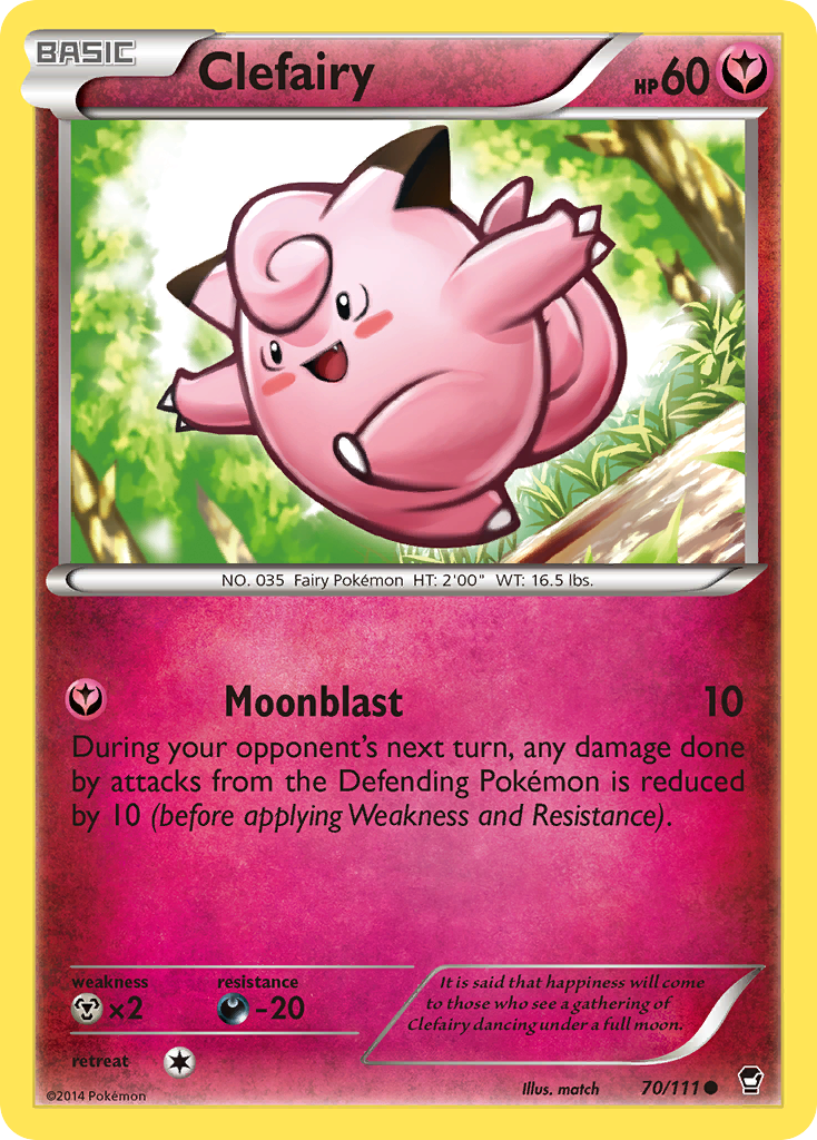 Clefairy (70/111) [XY: Furious Fists] | Nerdhalla Games