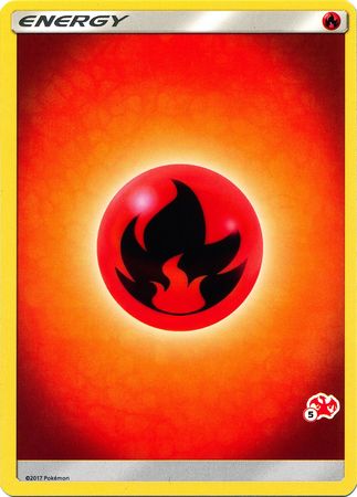 Fire Energy (Charizard Stamp #5) [Battle Academy 2020] | Nerdhalla Games