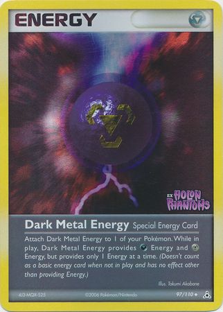 Dark Metal Energy (97/110) (Stamped) [EX: Holon Phantoms] | Nerdhalla Games