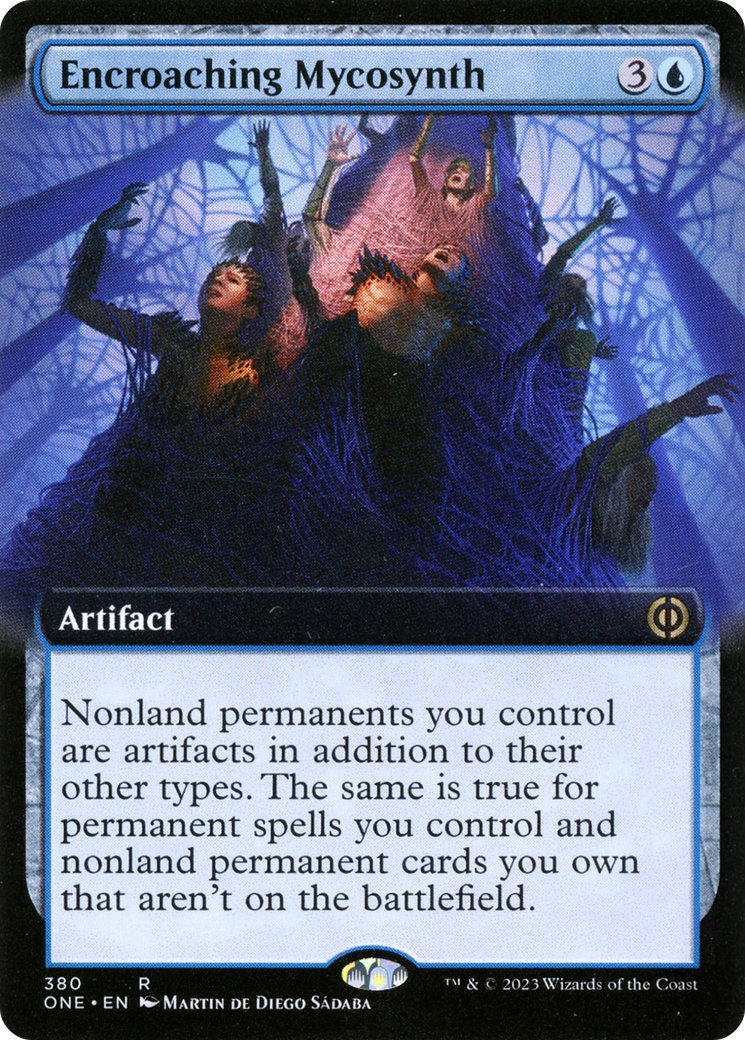 Encroaching Mycosynth (Extended Art) [Phyrexia: All Will Be One] | Nerdhalla Games