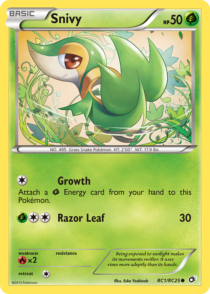 Snivy (RC1/RC25) [Black & White: Legendary Treasures] | Nerdhalla Games