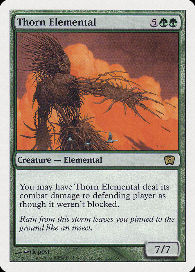 Thorn Elemental [Eighth Edition] | Nerdhalla Games