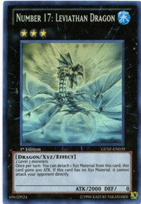 Number 17: Leviathan Dragon [GENF-EN039] Ghost Rare | Nerdhalla Games